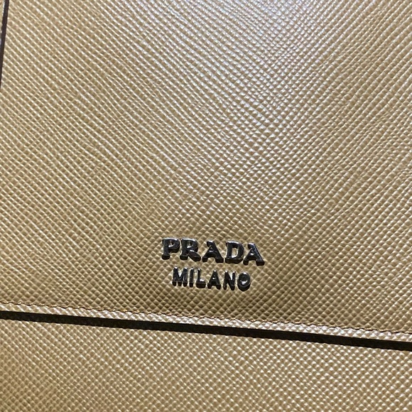 Prada Saffiano Flap Satchel - Picture 9 of 13